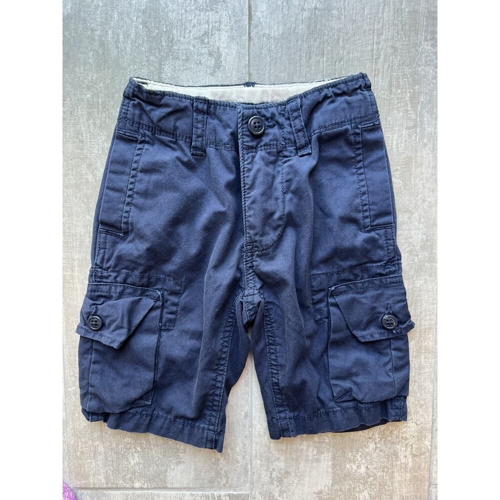 Gap Kids Toddler Boy Cargo Shorts Khaki Chino Navy Everyday Casual Dressy 5 Slim